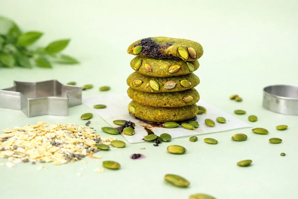Pumpkin Seeds Butter Cookies