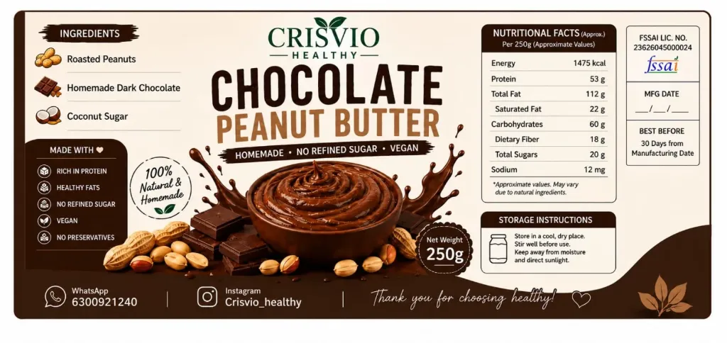 Chocolate Peanut butter (250g)