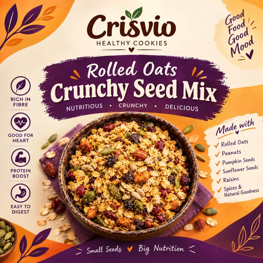 Rolled Oats Crunchy Seeds Mix (100g)